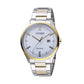 Citizen BM7354-85A Two Tone Stainless Steel White Dial Men's Eco-Drive Watch 4974374266101