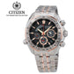 Citizen BZ0016-50E Grand Compilation Two Tone Black Dial Men's Chronograph Watch 013205086687