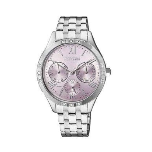 Citizen ED8170-56X Silver Stainless Steel Pink Dial Women’s 