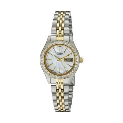 Citizen EQ0534-50D Women’s Two Tone Mother of Pearl Dial 