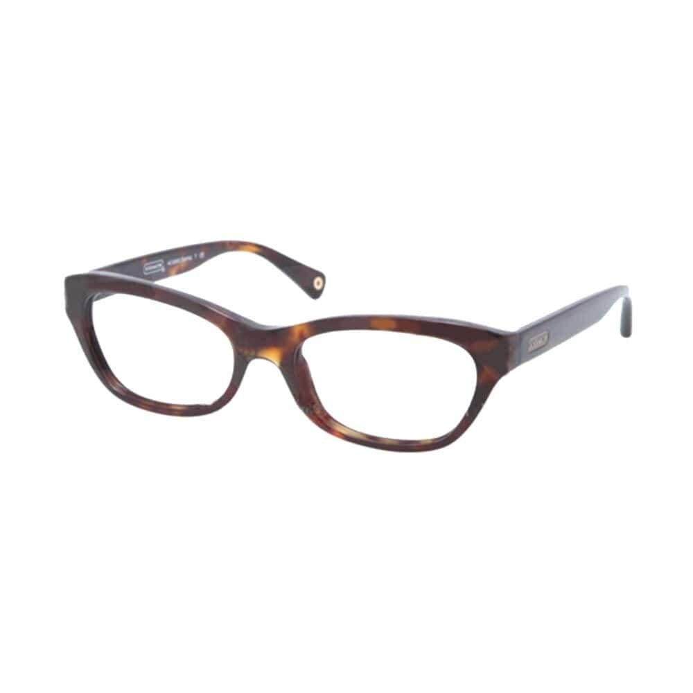 Coach HC6045-5120 Dahlia Dark Tortoise Rectangular Women's Plastic Eyeglasses 725125912501