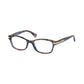 Coach HC6065-5288 Confetti Purple Rectangular Women's Plastic Eyeglasses 