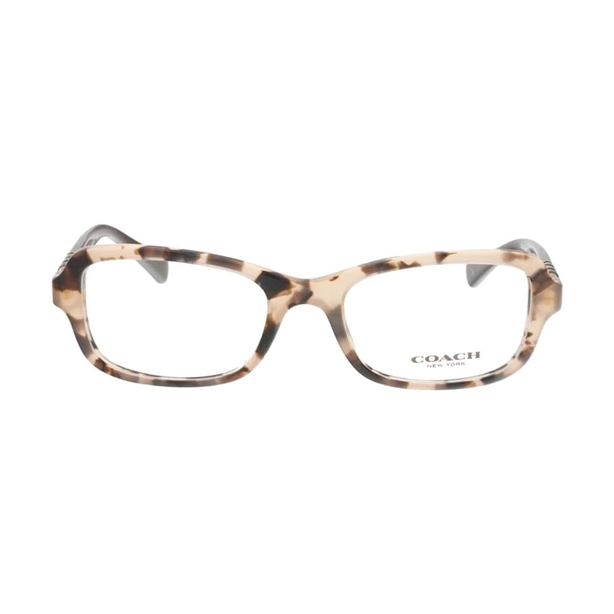 Coach HC6075Q-5322 Peach Tortoise Dark Brown Butterlfy Women's Acetate Eyeglasses 725125937832
