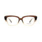 Coach HC6090-5400 Olive Brown Gradient Cat-Eye Women's Acetate Eyeglasses 752541043700