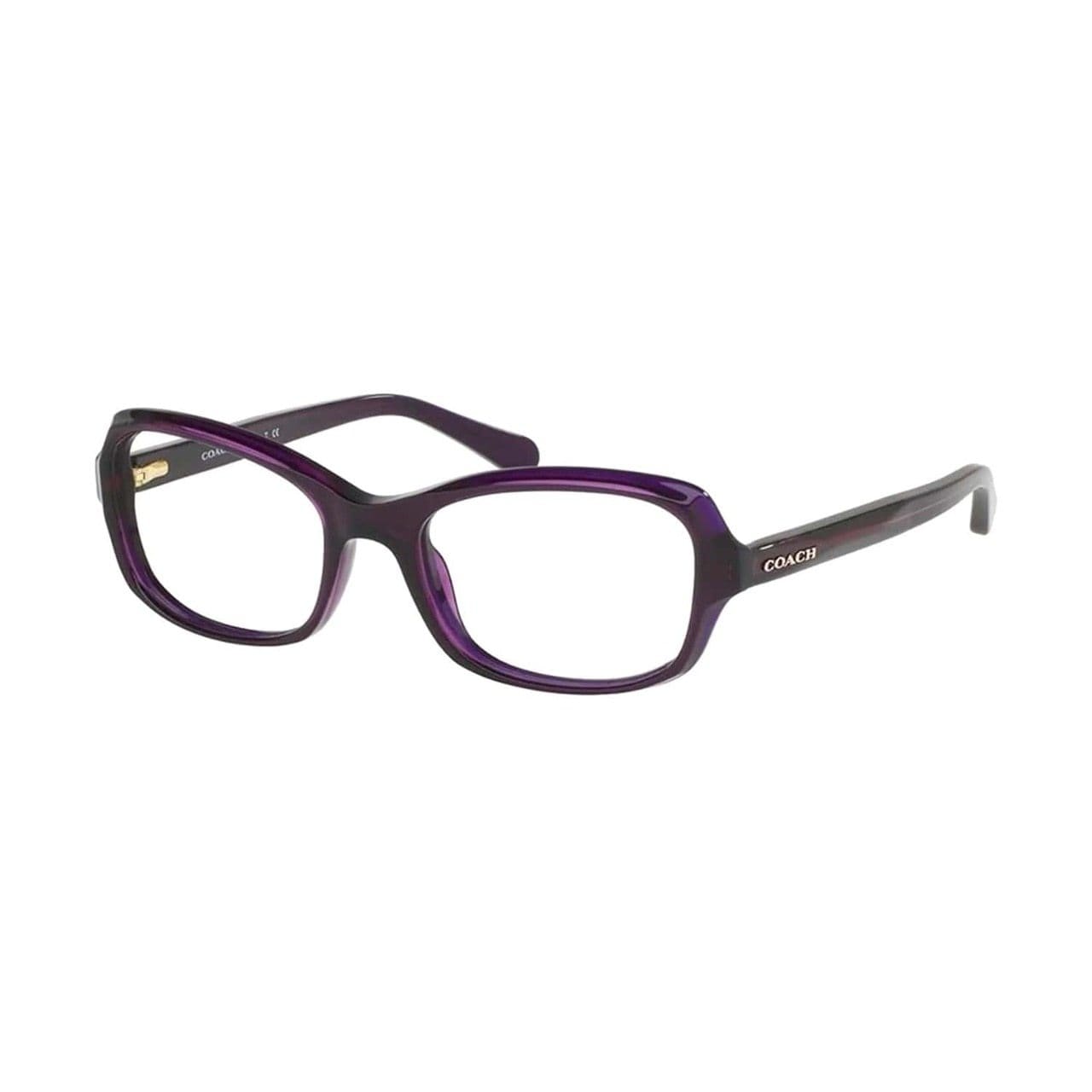 Coach HC6097-5249 Deep Purple Cat-Eye Women's Acetate Eyeglasses 725125970303