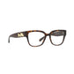 Coach HC6126F-5417 Dark Tortoie Square Women's Acetate Eyeglasses 725125001519