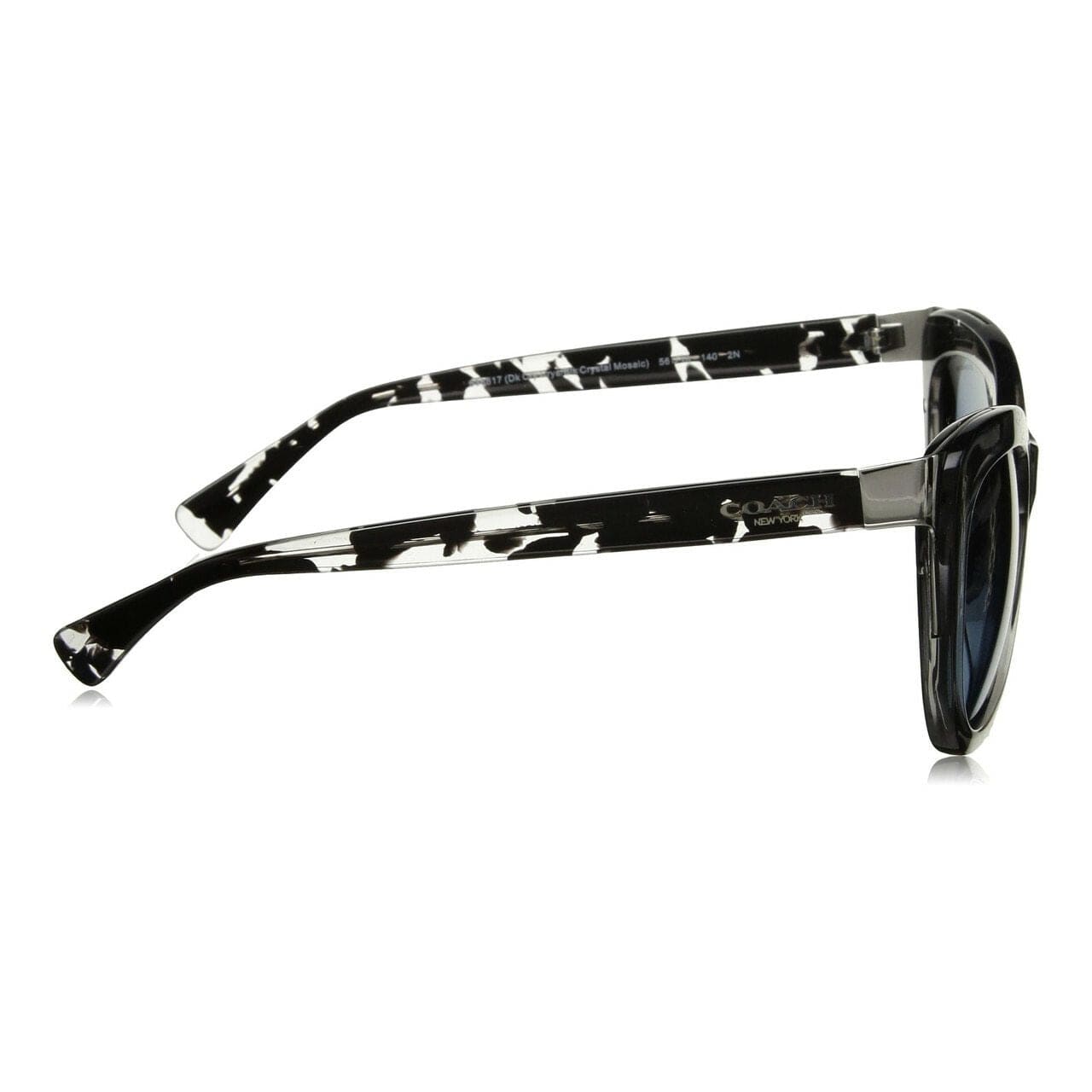 Coach HC8171 536817 Dark Grey Crystal Full Rim Cat Eye Sunglasses Frames 725125956505