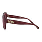 Coach HC8207-54508H Red Square Burgundy Gradient Lens Sunglasses 725125975353