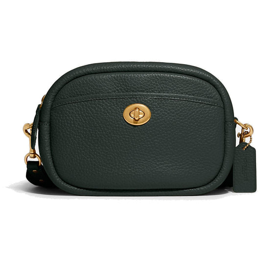 Coach Women’s Amazon Green Camera Leather Bag - Handbags