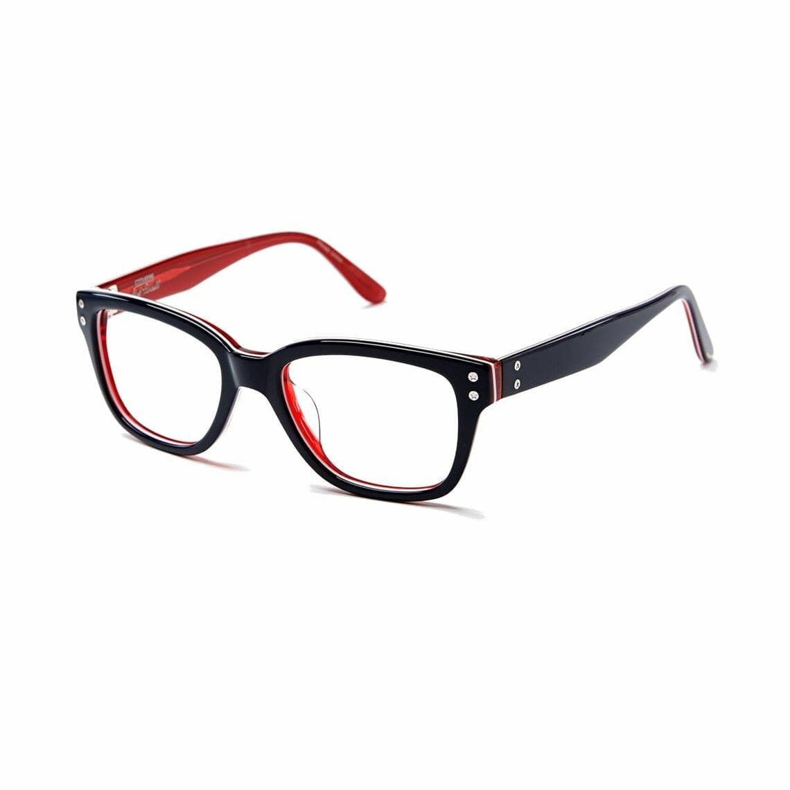Converse P003-UF Navy Stripe Square Unisex Plastic Eyeglasses 751286260588