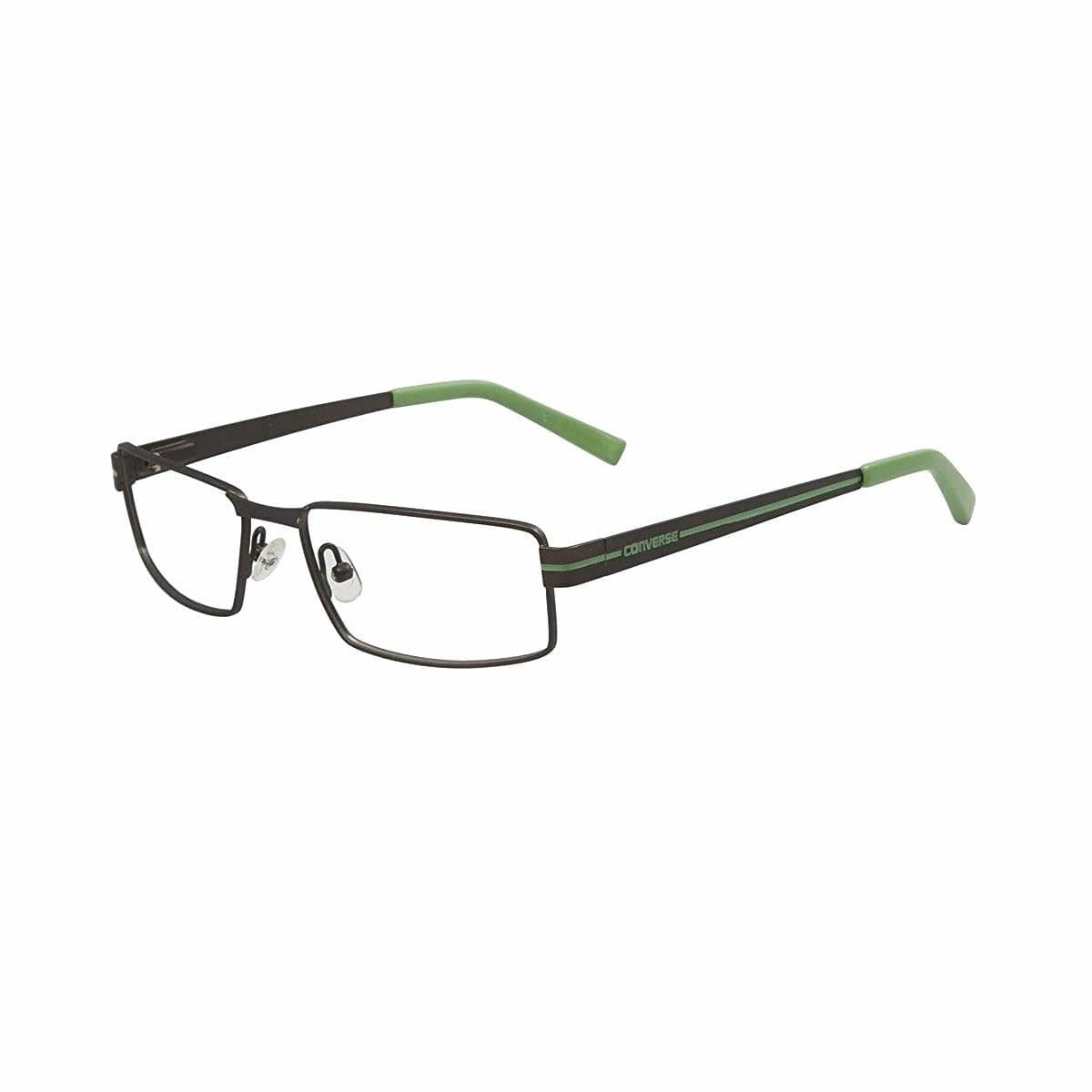 Converse Q-006 Green Rectangular Unisex Metal Eyeglasses 751286245134