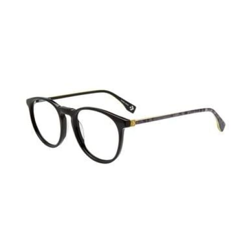 Converse Q324 Black Round Men’s Acetate Eyeglasses - 
