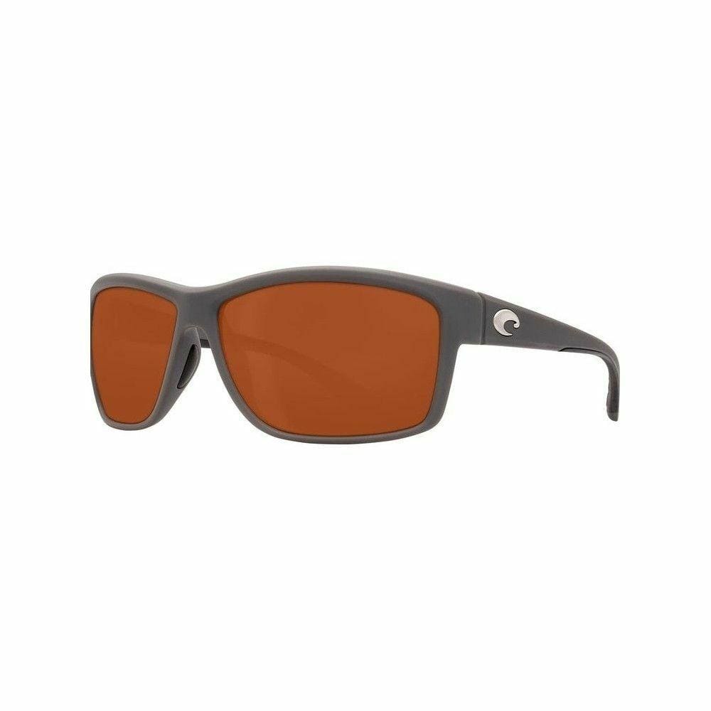 Costa Del Mar AA 98 OCP Mag Bay Matte Grey Square Brown Polarized Lens Unisex Sunglasses 97963546980