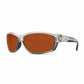 Costa Del Mar BK 18 OCP Saltbreak Silver Sport Copper Polarized Lens Unisex Sunglasses 097963493796