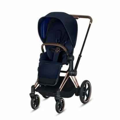 CYBEX ePriam 3-in-1 Travel System Frame in Rose Gold with 