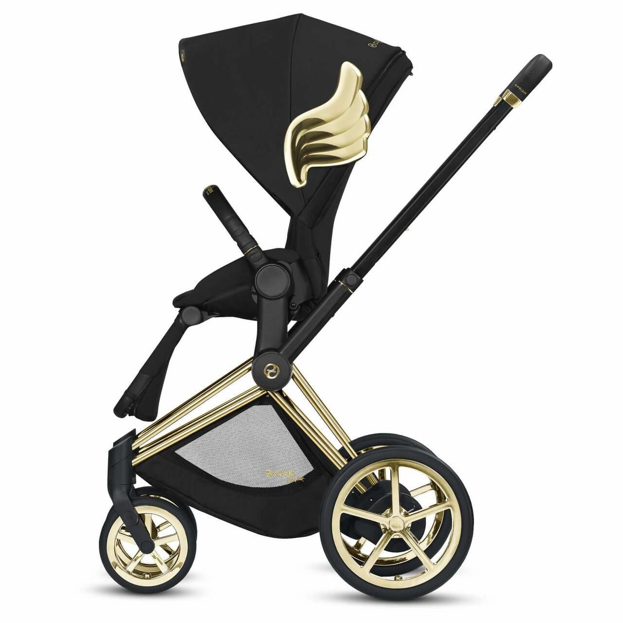 CYBEX Jeremy Scott Wing Collection Priam 3-in-1 Travel System Baby Stroller - Black 519003629 4058511709123