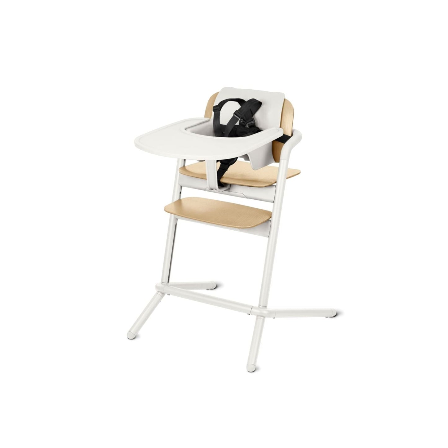 CYBEX Lemo Baby High Chair Wood - Porcelain White - High 