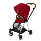 CYBEX MIOS 3-in-1 Travel System Chrome with brown details Baby Stroller – True Red 519003359 4058511701622