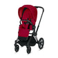 CYBEX Priam 3-in-1 Travel System Matte with Black Details Baby Stroller – True Red 519003307 4058511701363