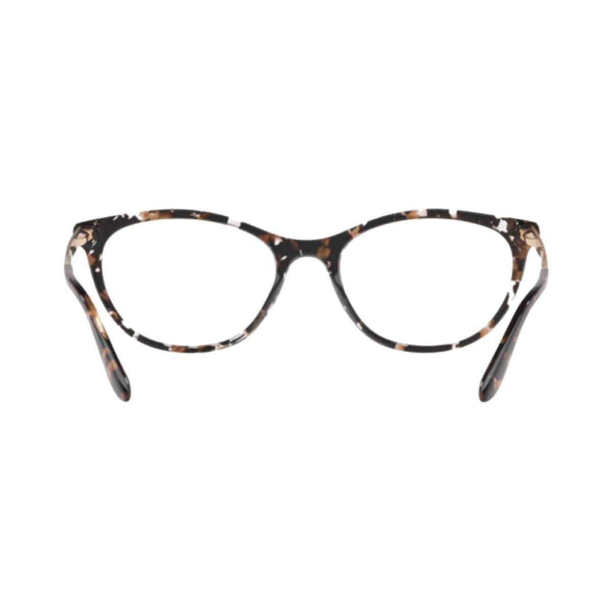 Dolce & Gabbana DG3310-911 Cube Black Gold Cat-Eye Women's Acetate Eyeglasses 8056597015844
