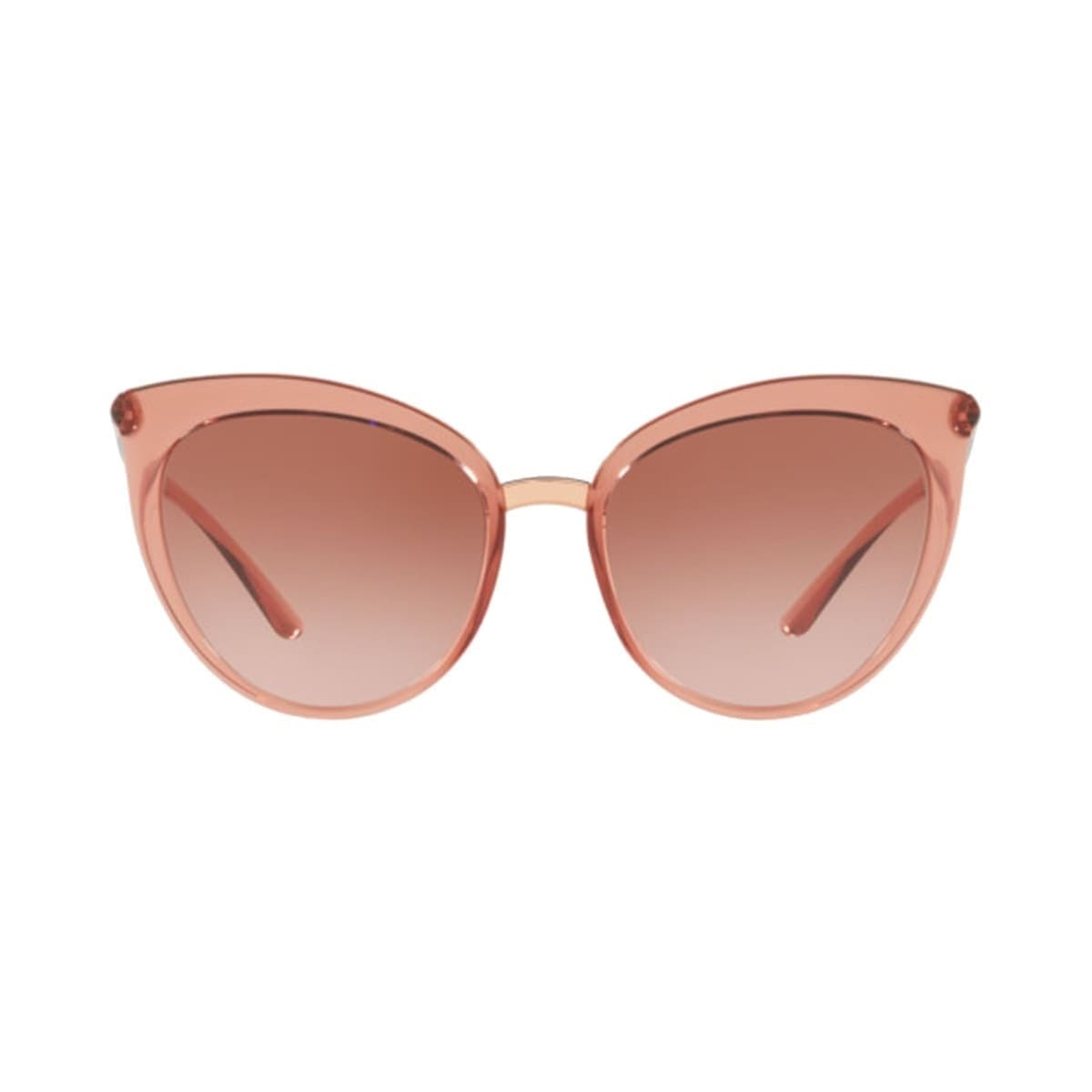 Dolce & Gabbana DG6113-314813 Transparent Pink Cat-Eye Pink Gradient Lens Sunglasses 8056597023474