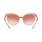 Dolce & Gabbana DG6113-314813 Transparent Pink Cat-Eye Pink Gradient Lens Sunglasses 8056597023474