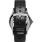 Emporio Armani ARS1100 Men's Watch Classic GMT Swiss Made Black Quartz Watch Back 723763215084