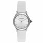 Emporio Armani ARS7004 Swiss Quartz Women's Classic White Leather Watch 723763209434
