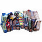 Erni Vales Art Tunnel Beat Cotton Blend Men's Socks 6 Pack