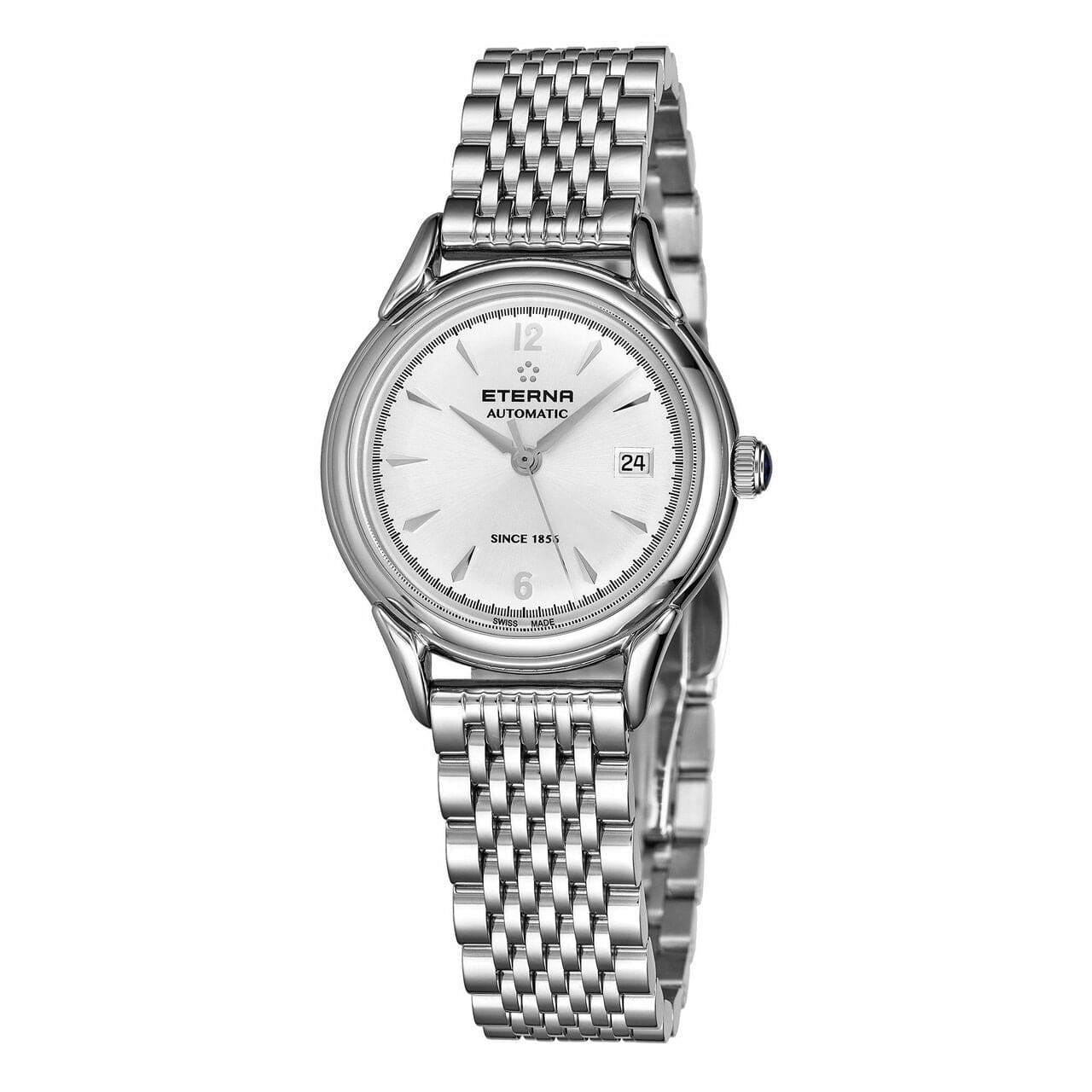 Eterna 2956.41.13.1742 Heritage 1948 Stainless Steel Silver Dial Women's Automatic Watch 794504368642