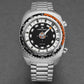 Favre-Leuba Men’s 00.10101.08.13.20 ’Raider Harpoon’ Black White Dial Stainless Steel Bracelet Automatic Watch - On sale
