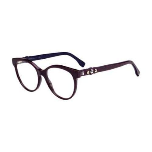 Fendi FF 0275-B3V Violet Round Women’s Acetate Eyeglasses - 