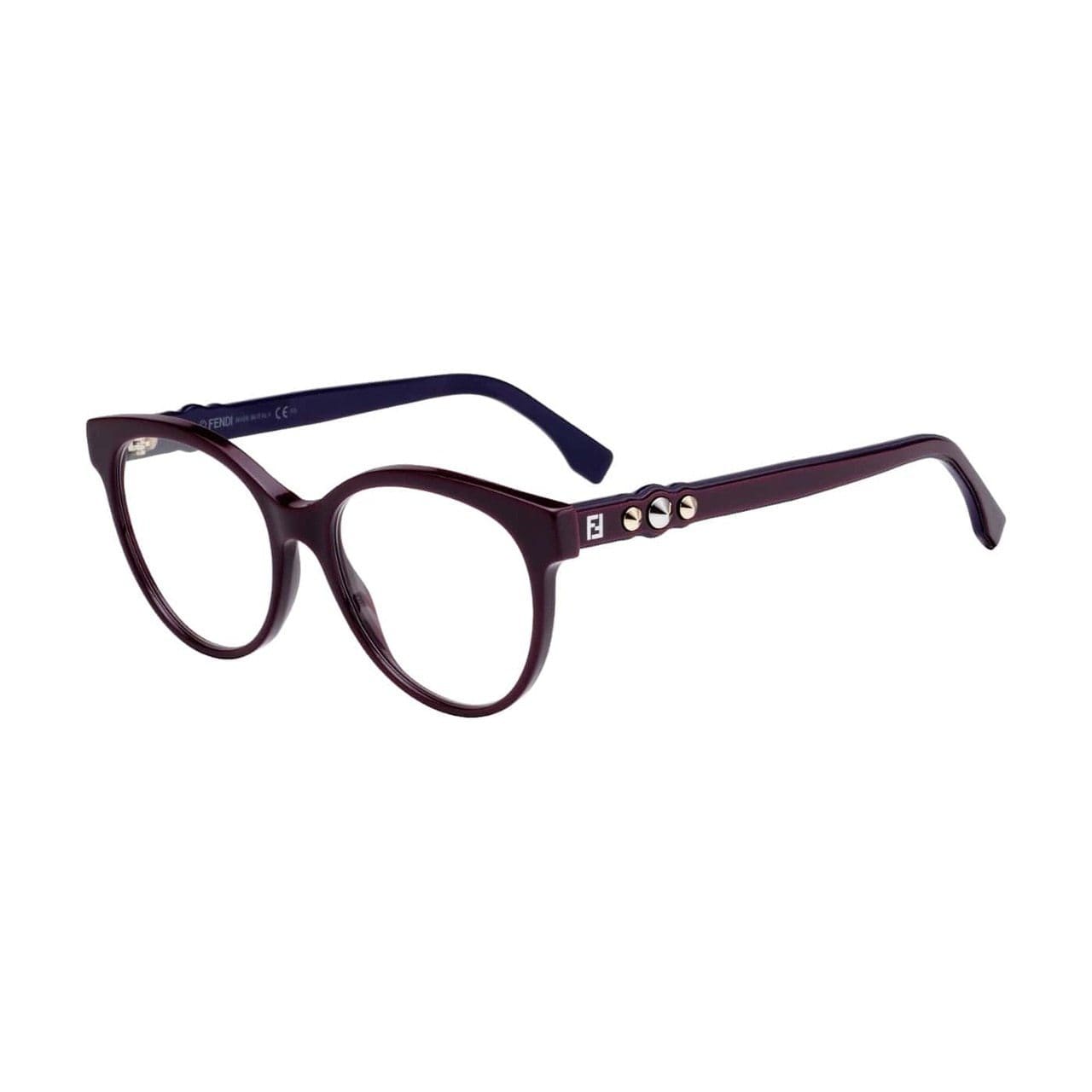 Fendi FF 0275-B3V Violet Round Women's Acetate Eyeglasses 762753759658