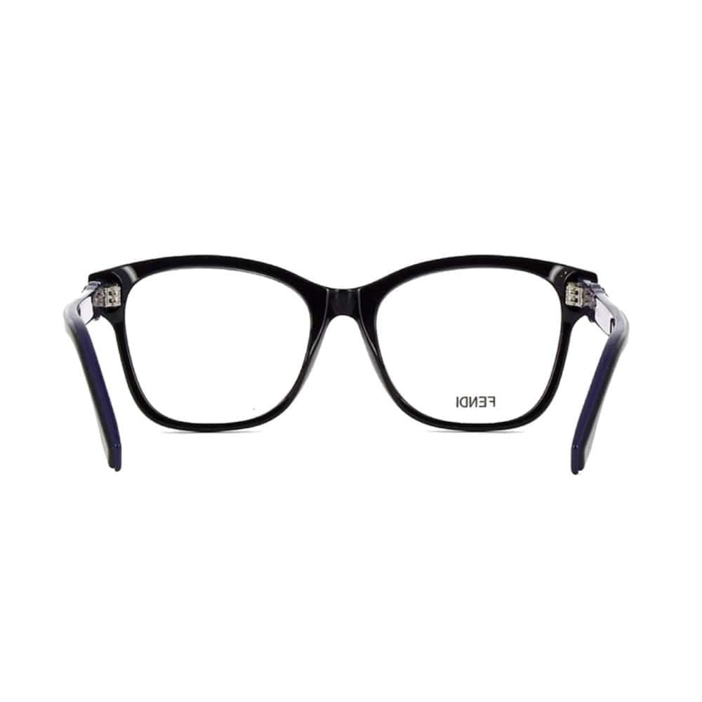 Fendi FF 0276-807 Black Square Women's Acetate Eyeglasses 762753759894