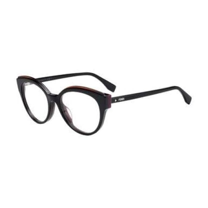 Fendi FF 0280-807 Black Cat-Eye Women’s Acetate Eyeglasses -