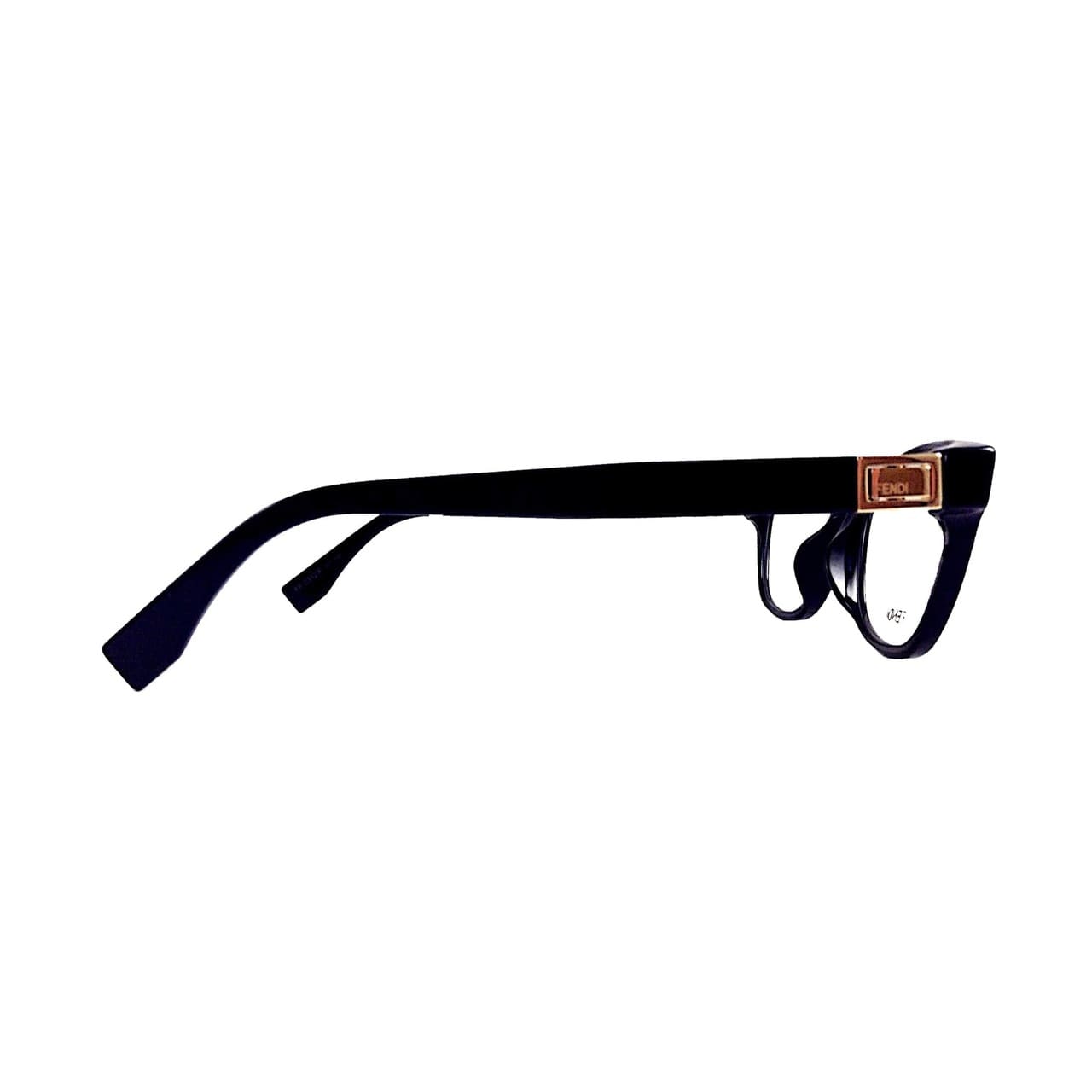Fendi FF 0312F-807 Black Square Women's Acetate Eyeglasses 716736052137