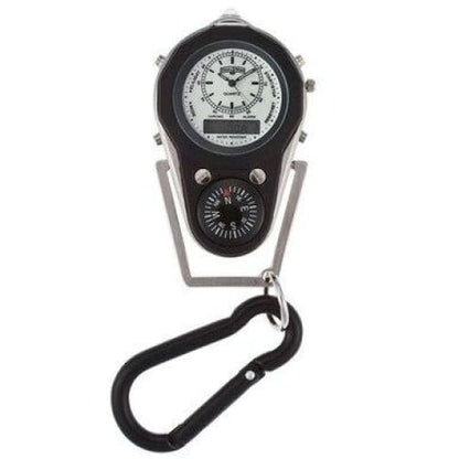 Field & Stream F165FOBW Compass Thermometer Carabiner Alarm 