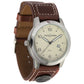 Field & Stream Men's Golf Ball Marker Stainless Steel Brown Leather Band Watch F401GCSBBM
