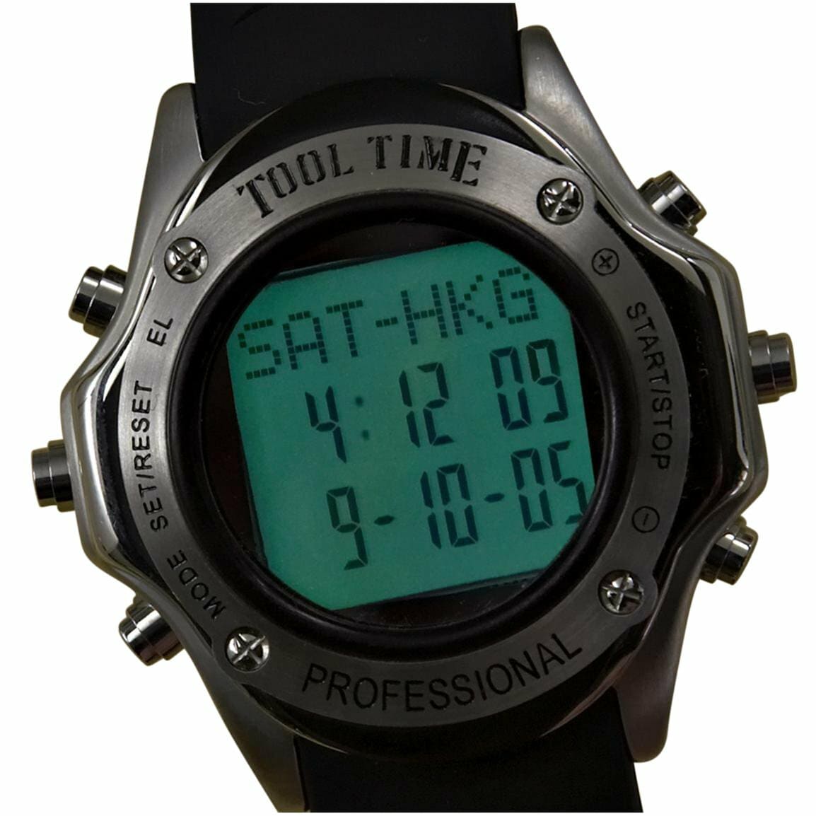 Field & Stream Tool Time Multi Function Shock Proof Shatter Resistant Data Chronograph Rugged Watch F400GKSKADDC