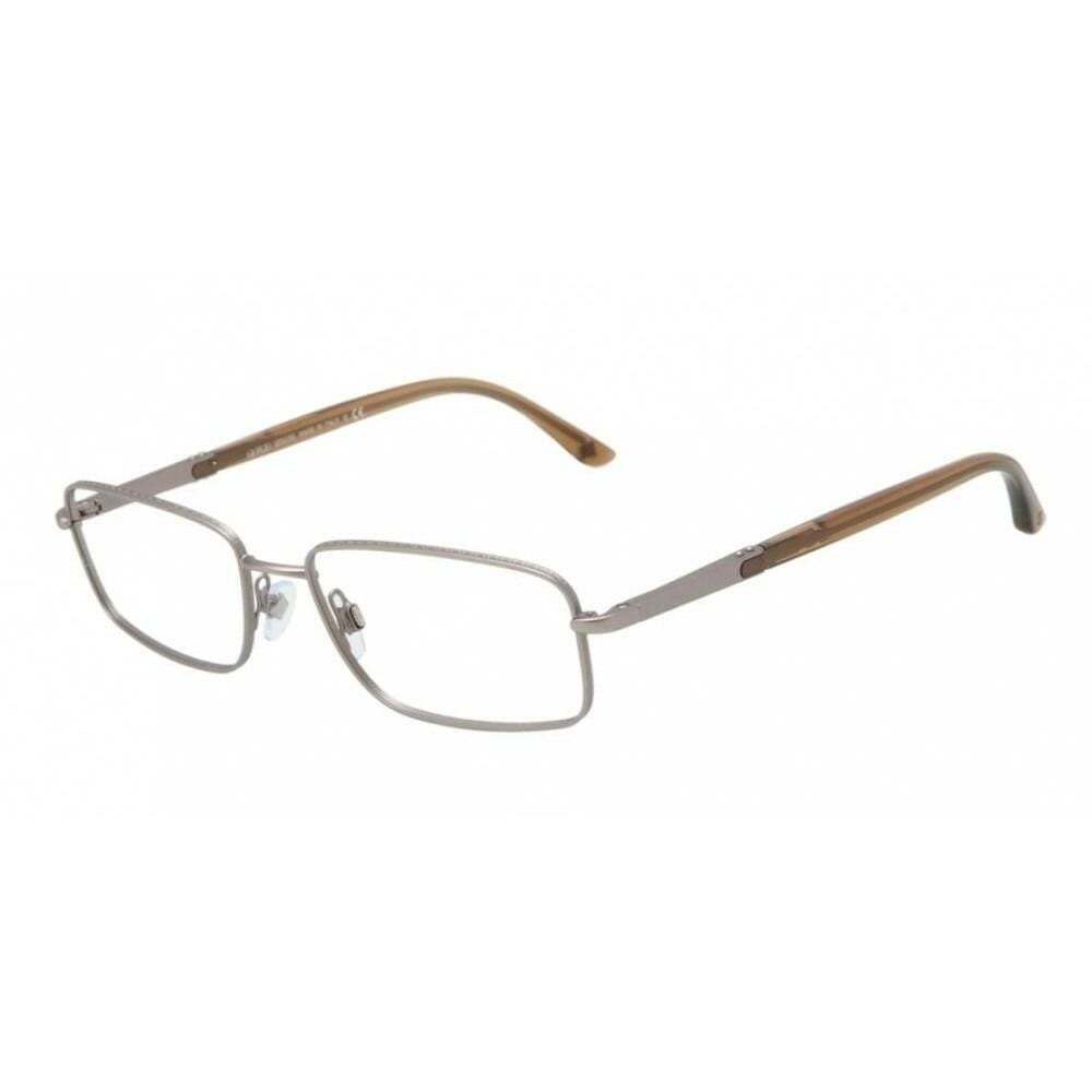 Giorgio Armani AR5006 3005 Matte Chrome Full Rim Rectangular Eyeglasses Frames 8053672031362