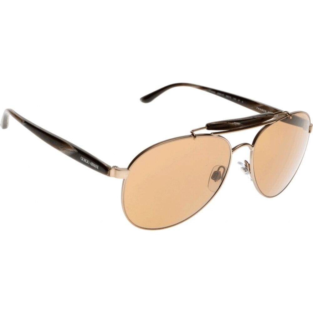 Giorgio Armani AR6022-30044I Bronze Aviator Photochromic Brown Lens Sunglasses 8053672291612