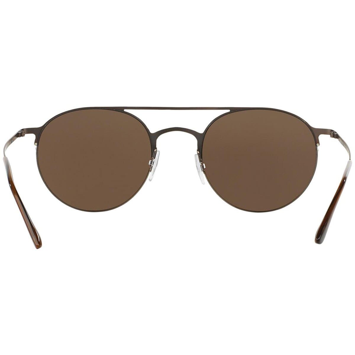 Giorgio Armani AR6023-305773 Brown Round Metal Sunglasses 8053672311877