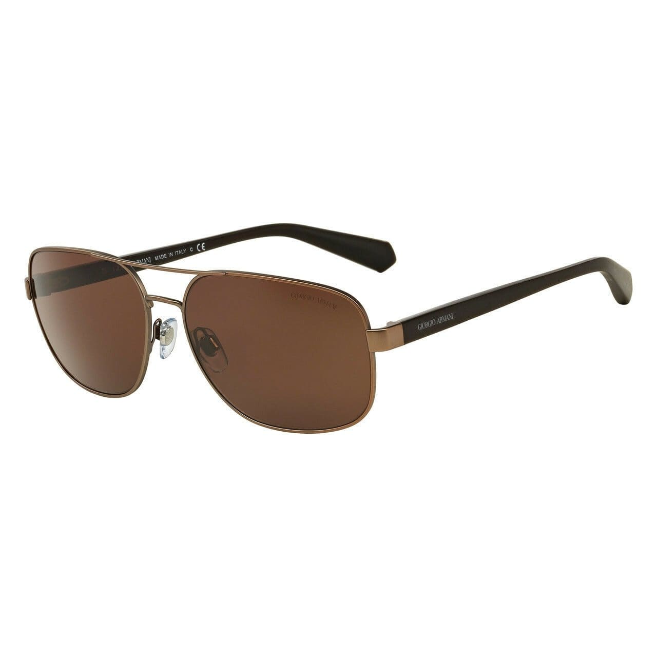 Giorgio Armani AR6029-300673 Brown Full Rim Square Sunglasses 8053672466744