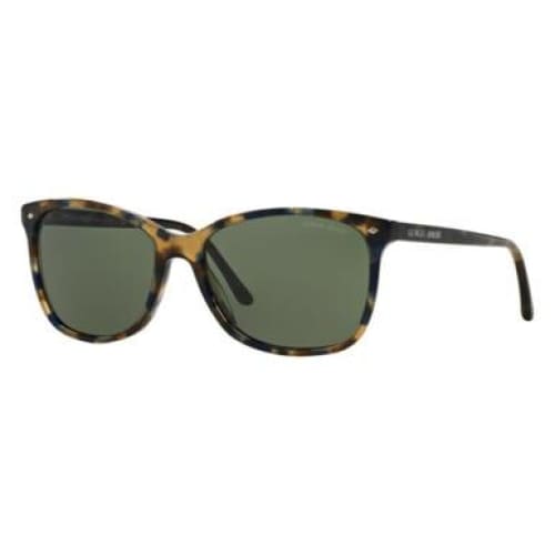 Giorgio Armani AR8059 541131 Blue Havana Wayfarer Sunglasses