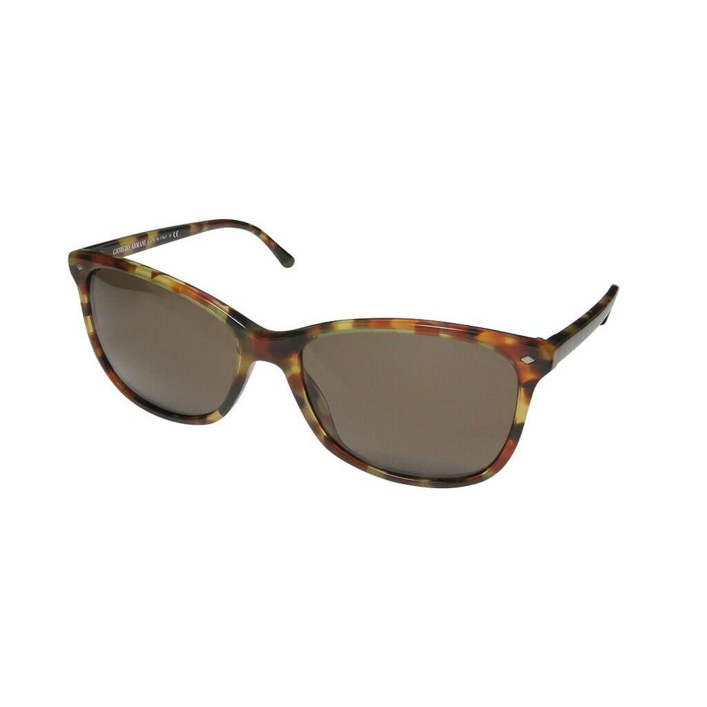 Giorgio Armani AR8059 541253 Orange Havana Full Rim Wayfarer Sunglasses Frames 8053672393750
