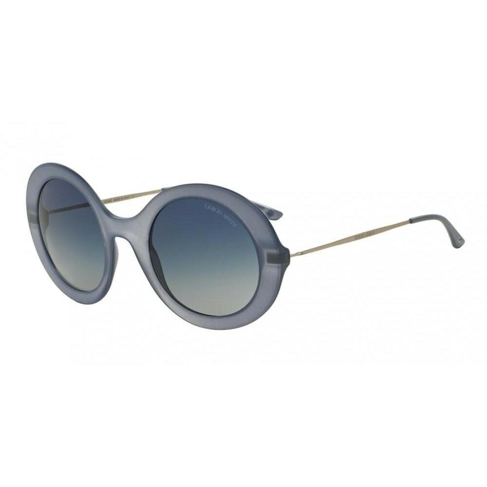 Giorgio Armani AR8068 54491G Super Round Full Rim Sunglasses in Matte Blue 8053672466621
