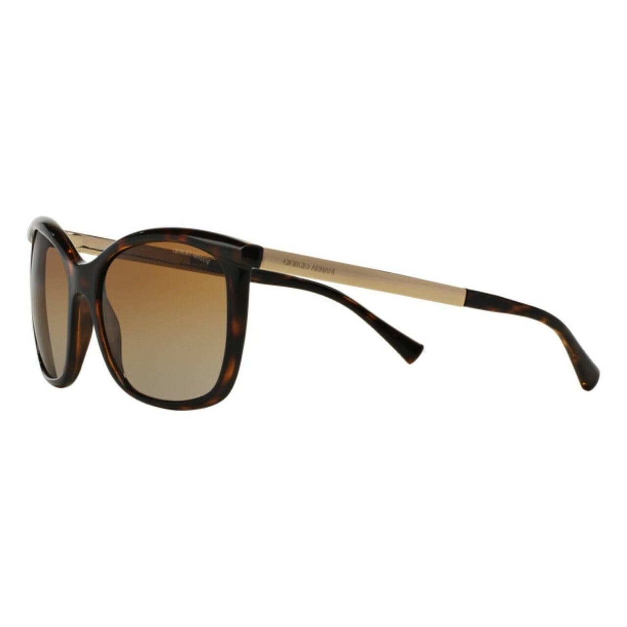 Giorgio Armani AR8069 5026T5 Polarized Gradient Brown Full Rim Sunglasses Frames in Havana 8053672479768