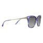 Giorgio Armani AR8074 548711 Striped Violet Full Rim Cat Eye Sunglasses Frames 8053672543179