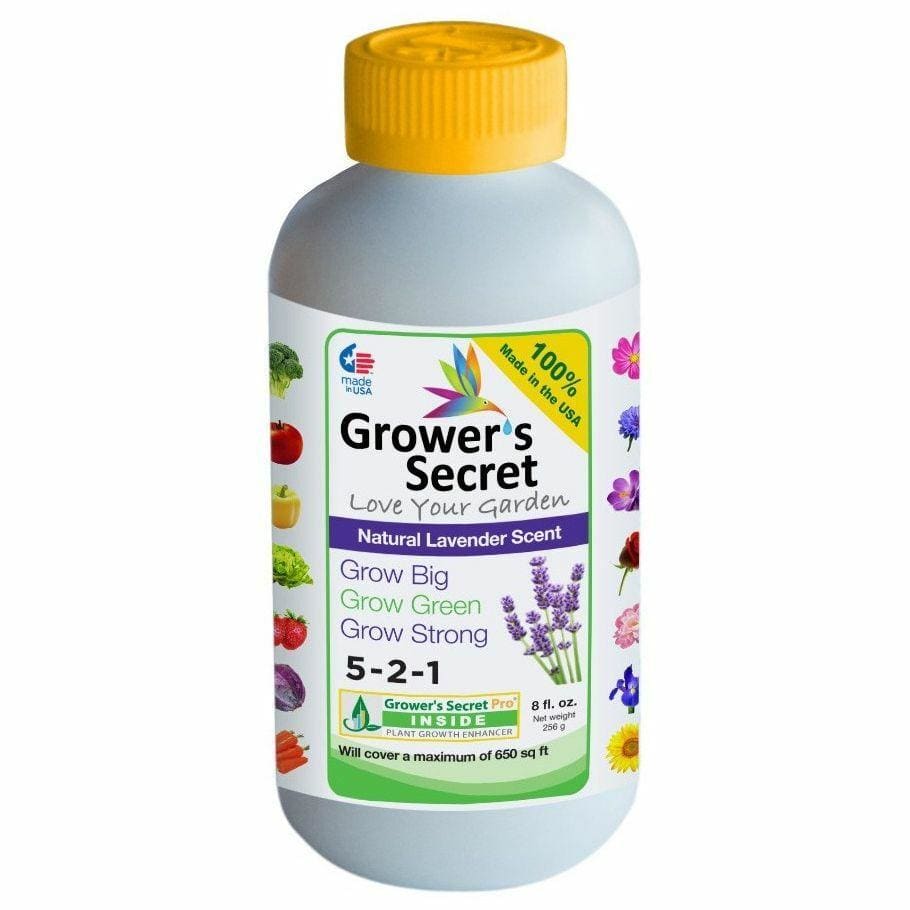 Grower's Secret Grow Big 5-2-1 Concentrate Natural Lavender Scent Plant Food GSGB8 859697002008