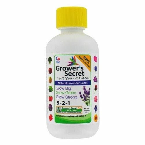 Grower's Secret Grow Big 5-2-1 Concentrate Natural Lavender Scent Plant Food GSGB8 859697002008